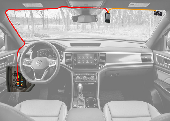 Collegamento dashcam